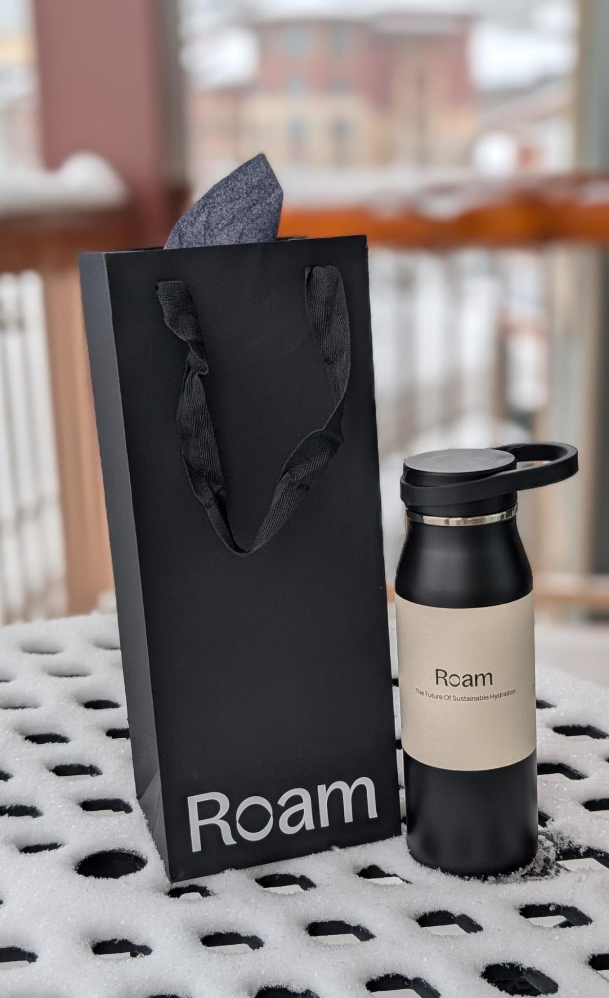 Roam bottle and accessories